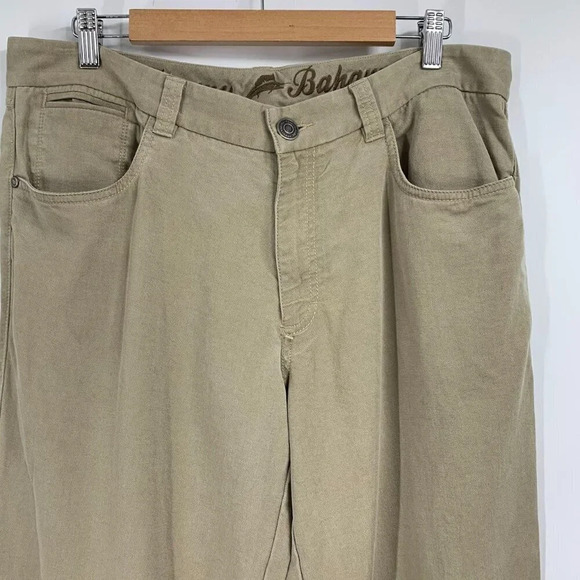 Tommy‎ Bahama Men's Classic 5 Pocket Tencel Flat Front Straight Pants Size 35x28 - Picture 4 of 12